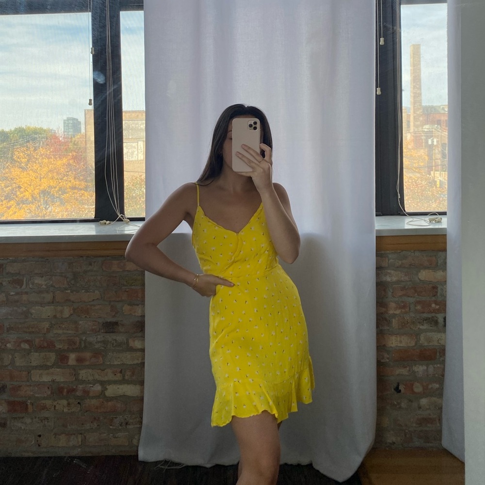 Yellow sun dress